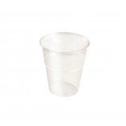 Bicchiere PLA 350 cc (tacca 250 cc) -ø 8,5 cm, h 10 cm